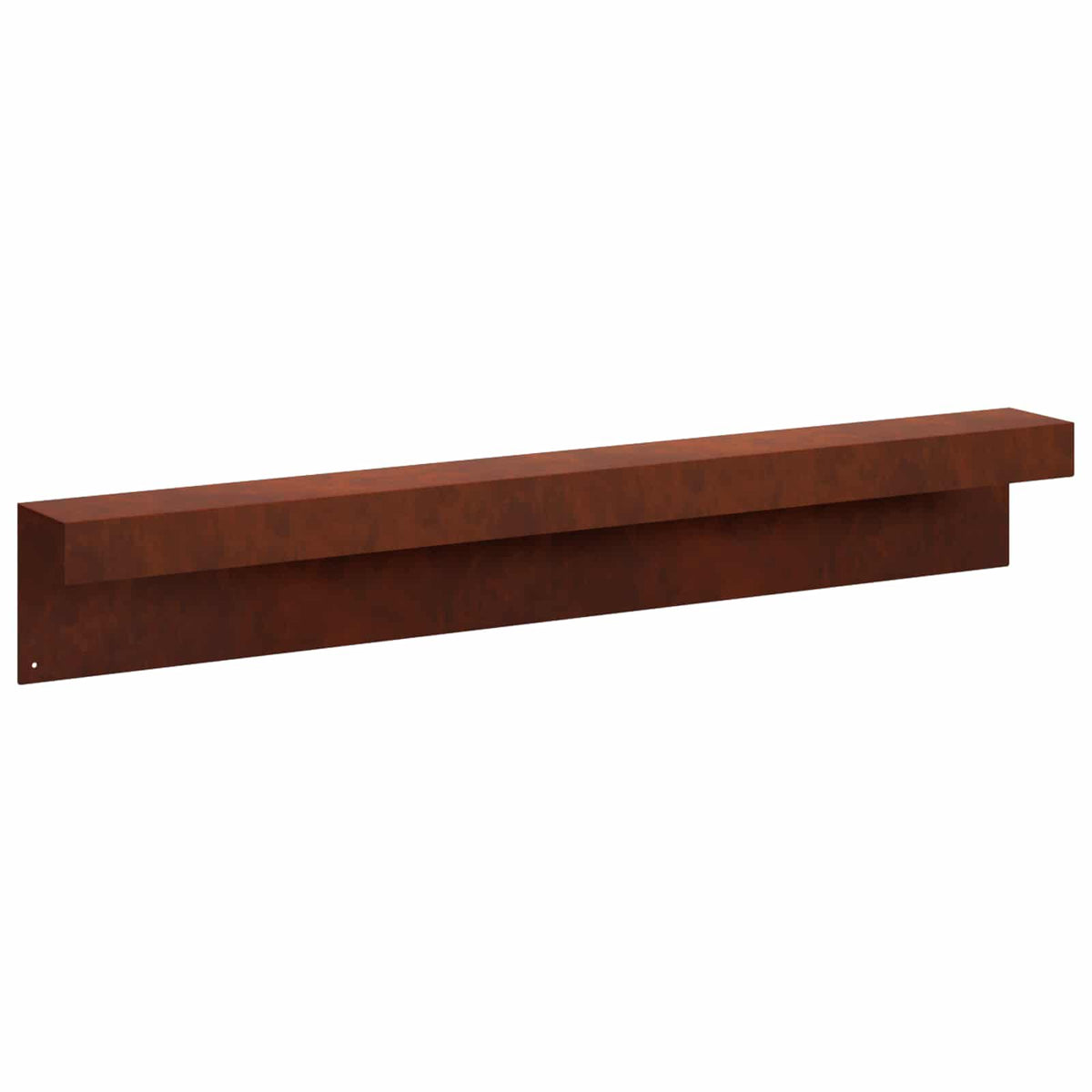 Garden Cover Profile 100 x 15 cm Steel 10 pcs Depth 10 cm Weathering steel