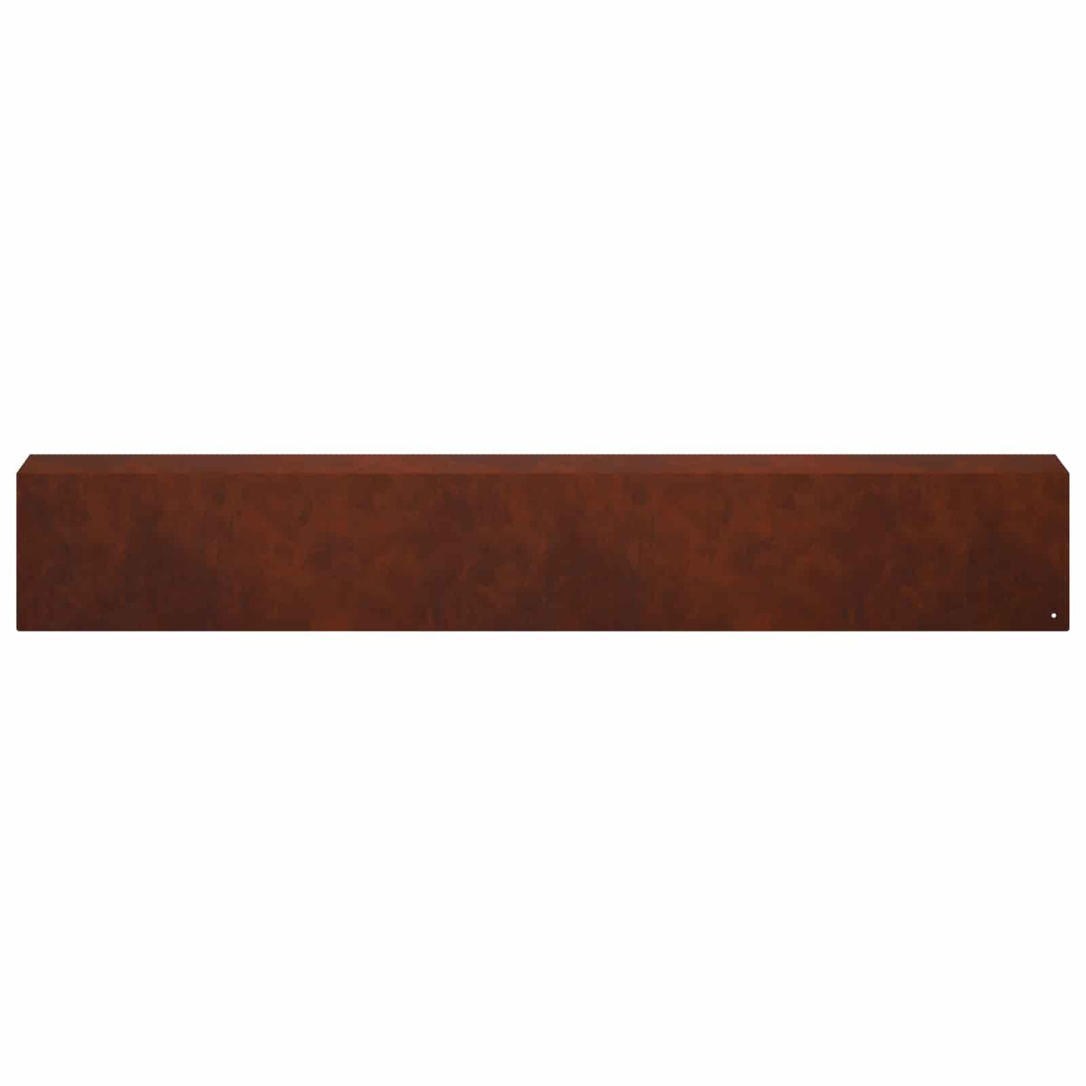 Garden Cover Profile 100 x 15 cm Steel 10 pcs Depth 10 cm Weathering steel