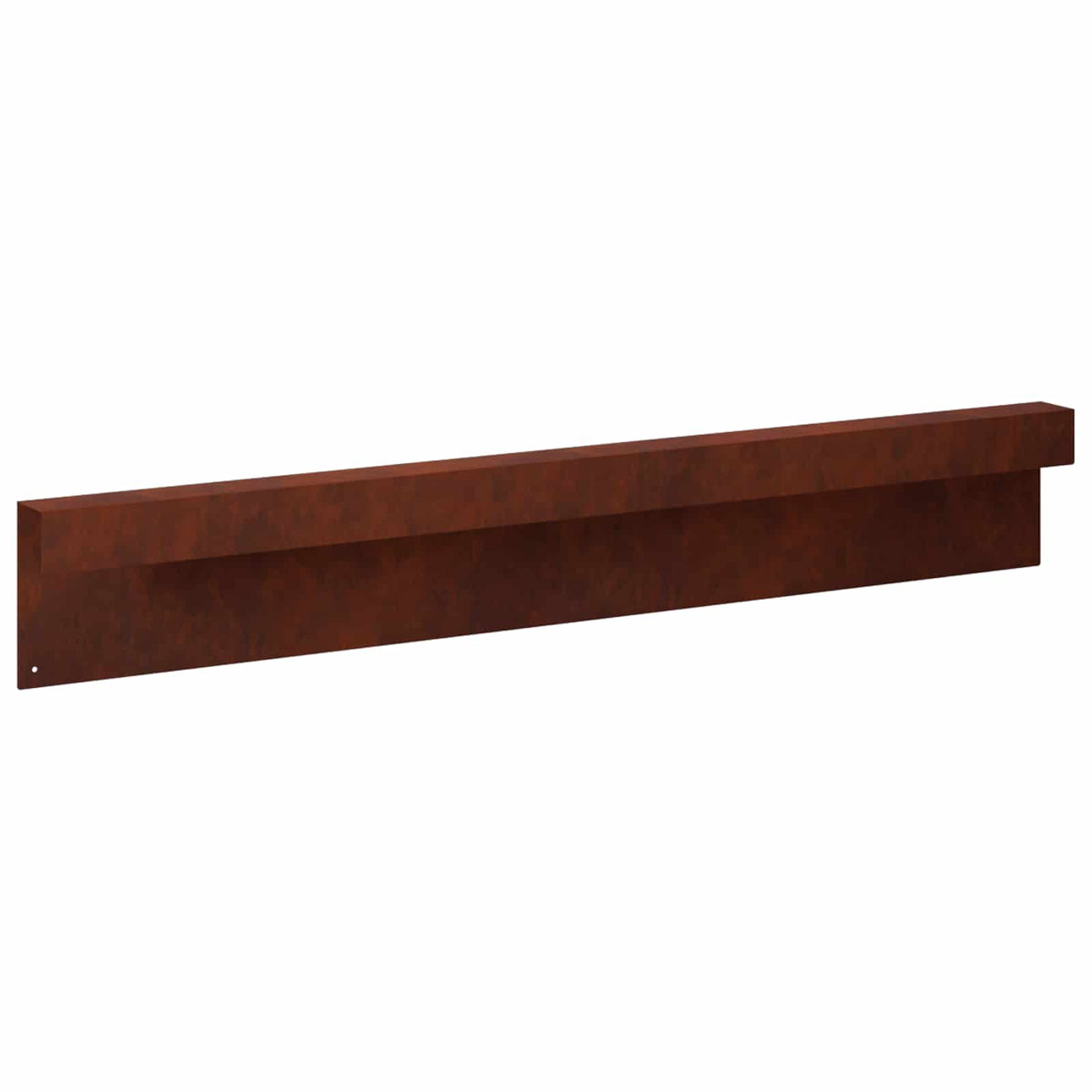 Garden Cover Profile 100 x 5 x 15 cm Steel 10 pcs Weathering steel