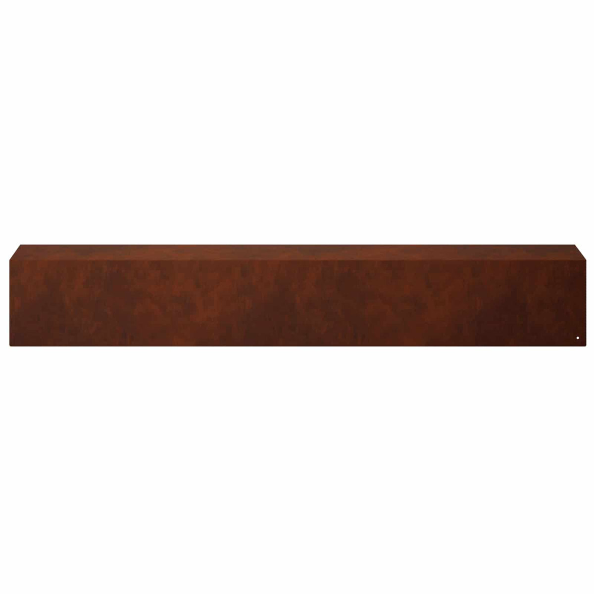 Garden Cover Profile 100 x 15 x 15 cm Steel 2 pcs Weathering steel