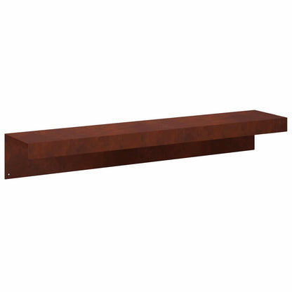 Garden Cover Profile 100 x 20 x 15 cm Steel 10 pcs Weathering steel