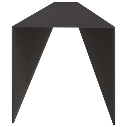 Garden Cover Profile 100 x 5 x 5 cm Steel 10 pcs Black