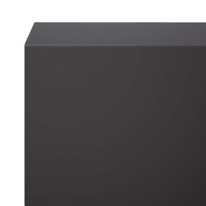 Garden Cover Profile 100 x 5 x 5 cm Steel 20 pcs Black