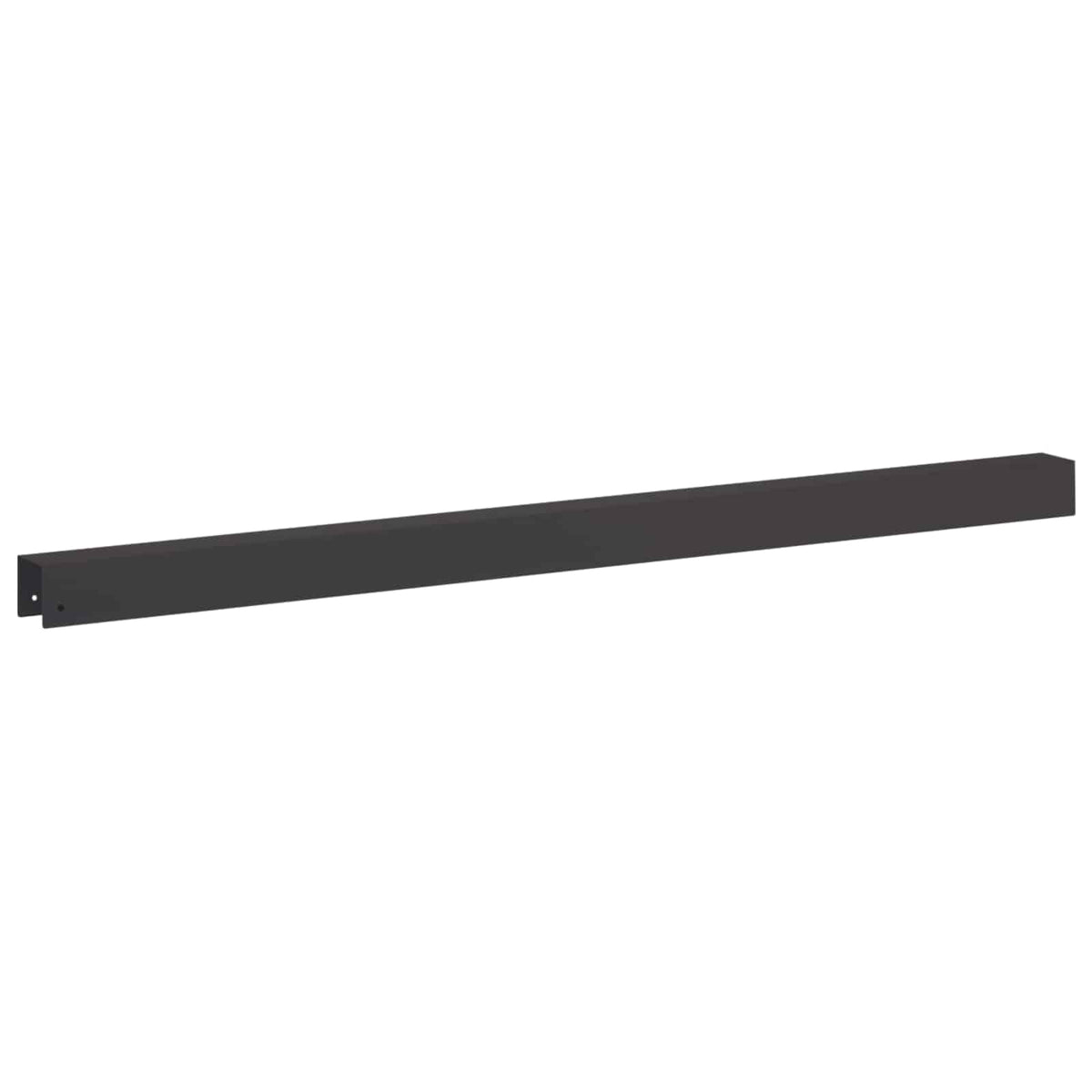 Garden Cover Profile 100 x 5 x 5 cm Steel 20 pcs Black