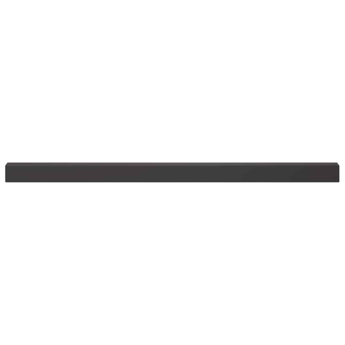 Garden Cover Profile 100 x 5 x 5 cm Steel 20 pcs Black