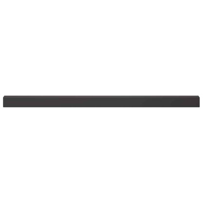 Garden Cover Profile 100 x 5 x 5 cm Steel 20 pcs Black