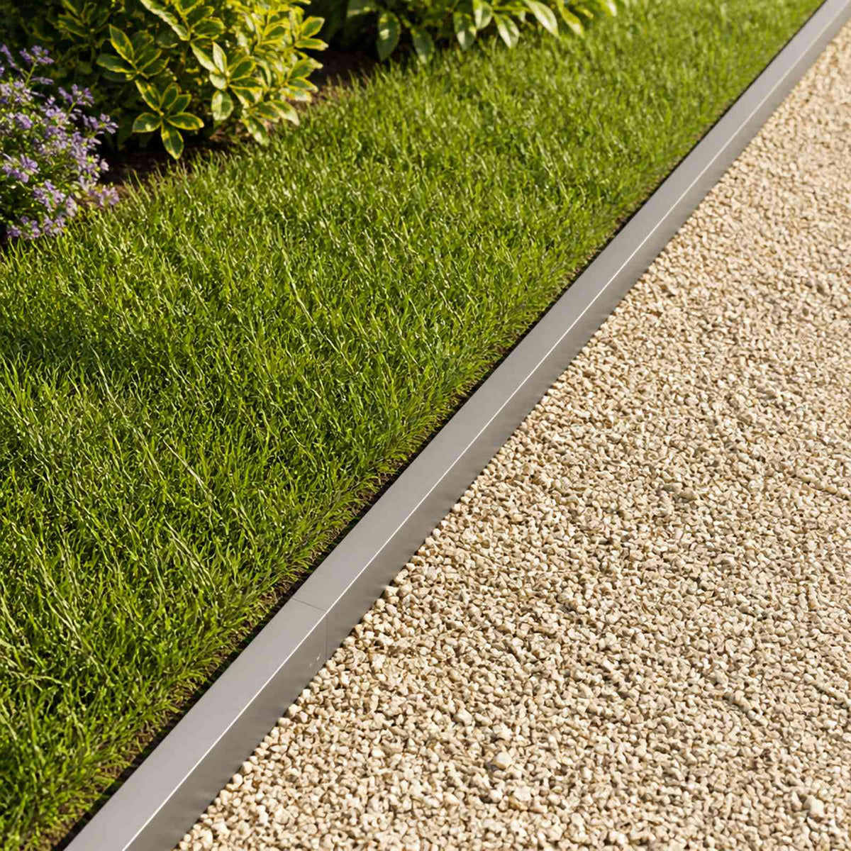 Garden Cover Profile 100 x 5 x 5 cm Steel 10 pcs Stainless steel