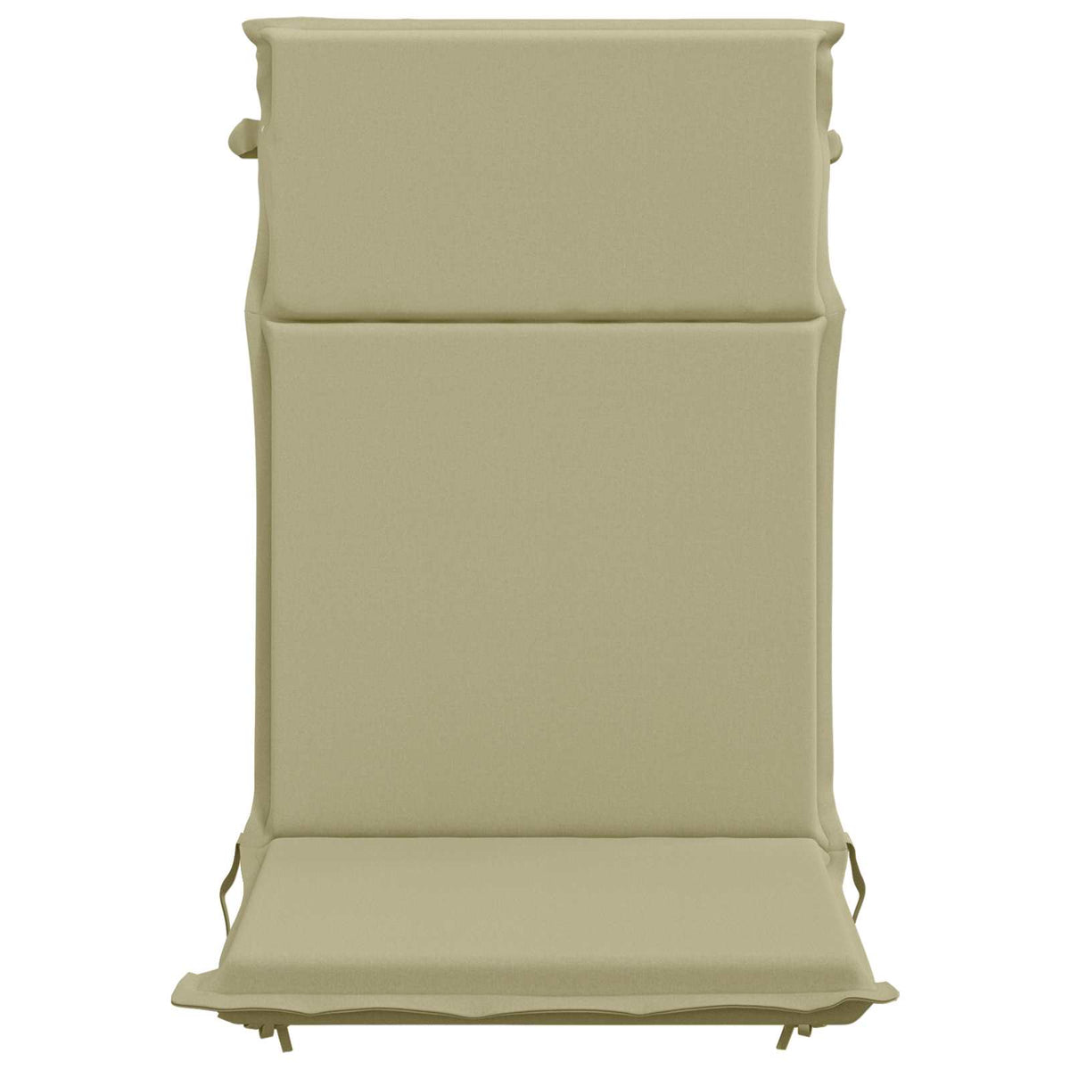 vidaXL High Back Chair Cushion GEMERT 4 pcs 100% Polyester Light Green 4