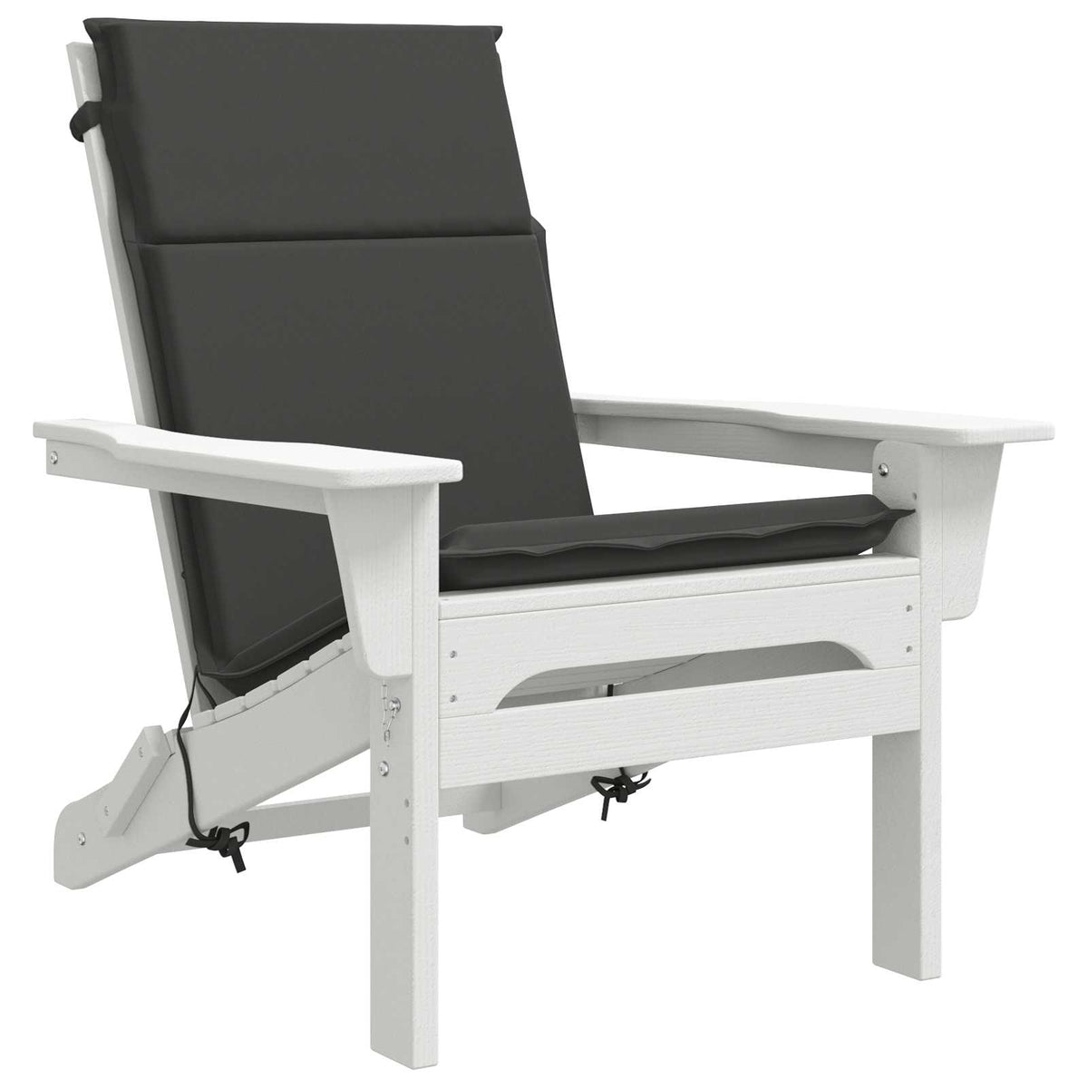 vidaXL High Back Chair Cushion GEMERT 6 pcs 100% Polyester Anthracite 3