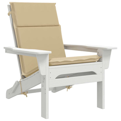 vidaXL High Back Chair Cushion GEMERT 4 pcs 100% Polyester Beige 3