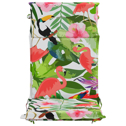 vidaXL High Back Chair Cushion GEMERT 4 pcs 100% Polyester Multicolour 4