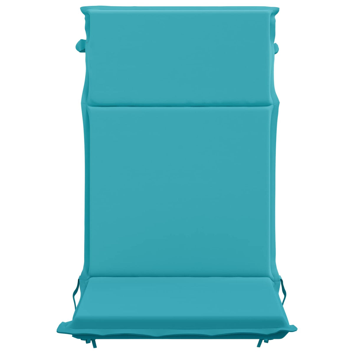 vidaXL High Back Chair Cushion GEMERT 4 pcs 100% Polyester Turquoise 4