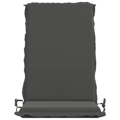 High Back Chair Cushion GEMERT 100% Polyester Grey 6 pcs Anthracite (polyester)