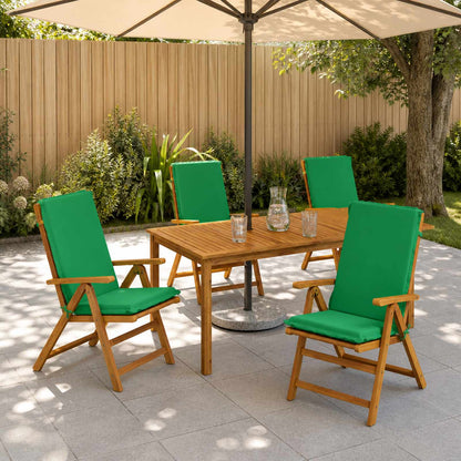 High Back Chair Cushion GEMERT 100% Polyester 4 pcs Green (polyester)