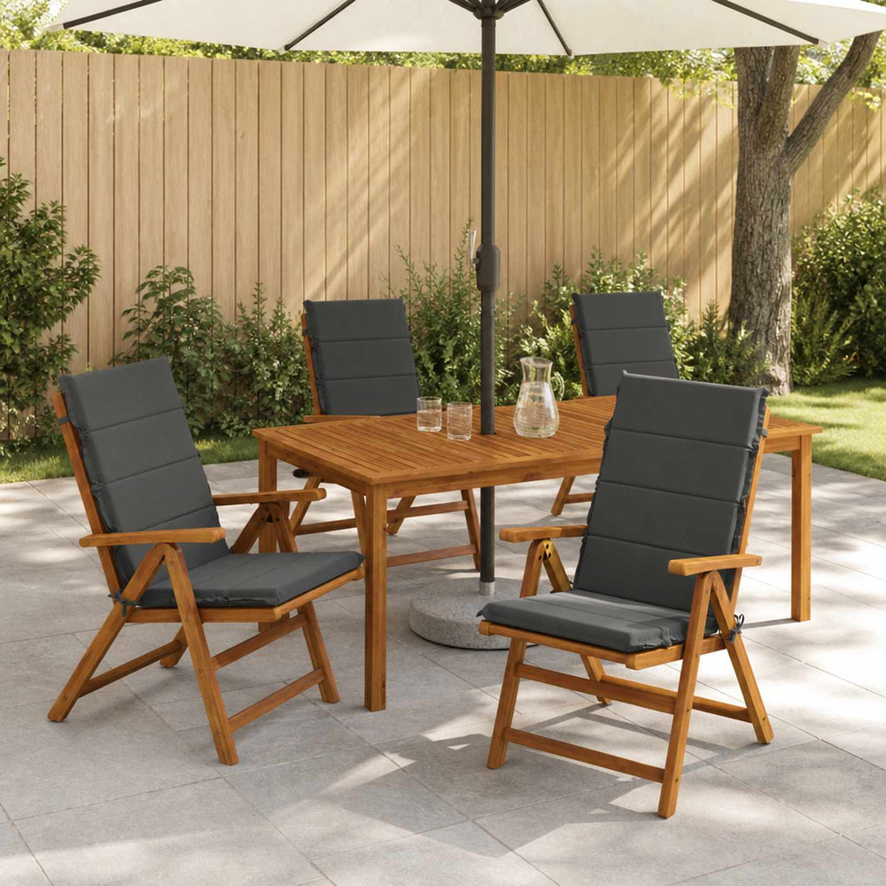 vidaXL High Back Chair Cushion GEMERT 100% Polyester High Back Cushion (polyester) 4 pcs