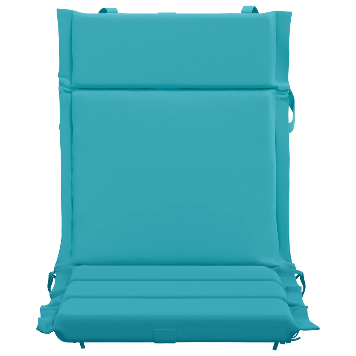 Low Back Chair Cushion GEMERT 100% Polyester Taupe 110 x 50 x 3 cm 6 pcs Turquoise (polyester)