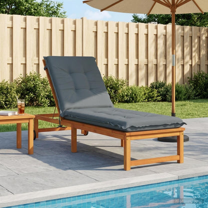 Sunlounger Cushion GEMERT 100% Polyester Melange 190 x 60 x 9 cm Blue