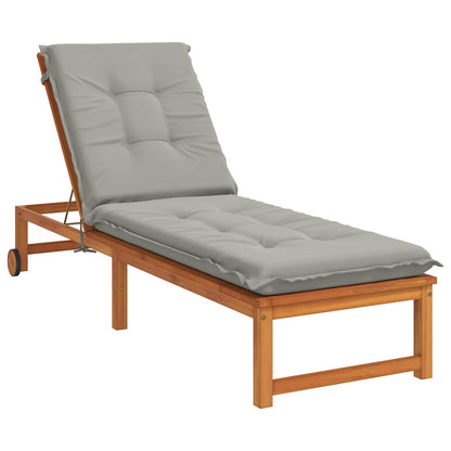 Sunlounger Cushion GEMERT Polyester 190 x 60 x 9 cm Grey