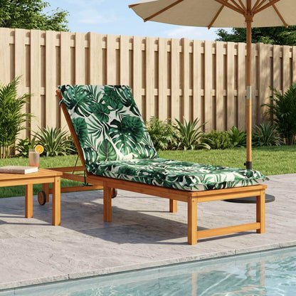 Sunlounger Cushion GEMERT Polyester 190 x 60 x 9 cm Leaf pattern