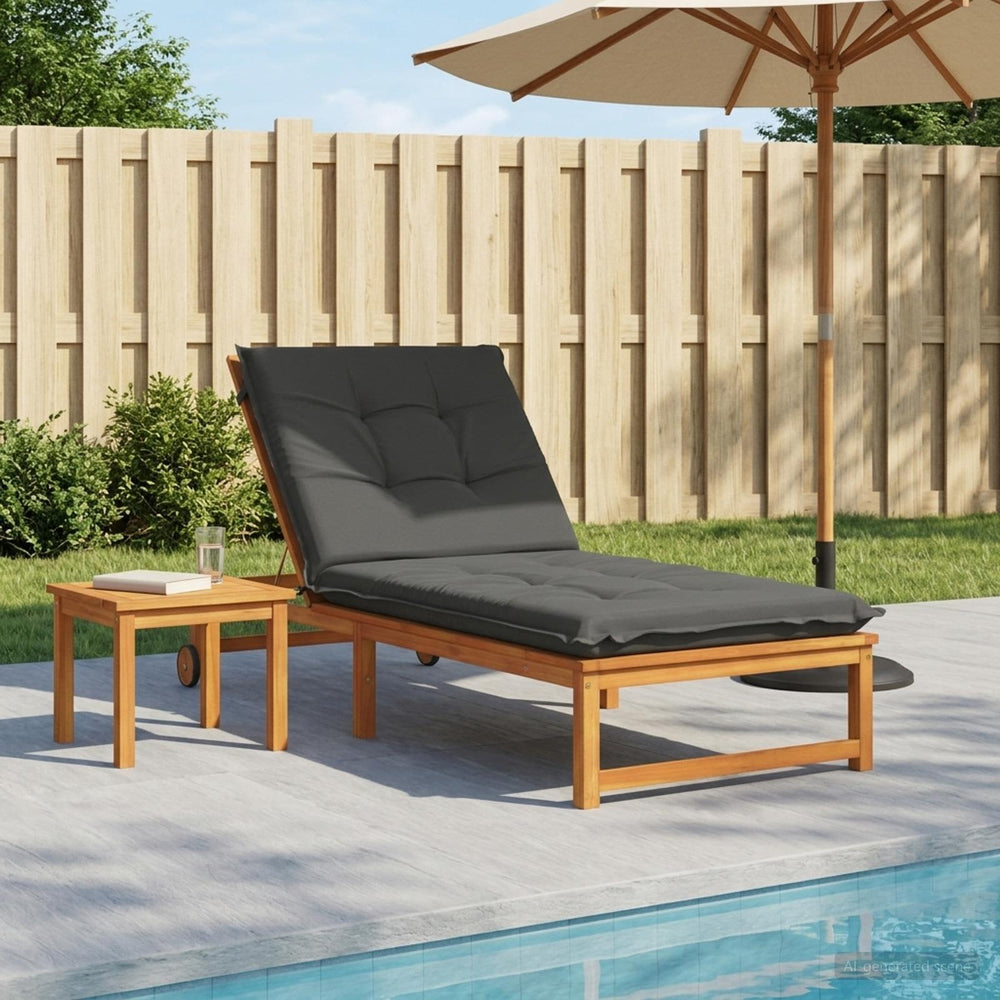 vidaXL Sunlounger Cushion GEMERT Polyester 190 x 90 x 9 cm