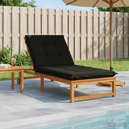 Sunlounger Cushion GEMERT Polyester 190 x 90 x 9 cm Black