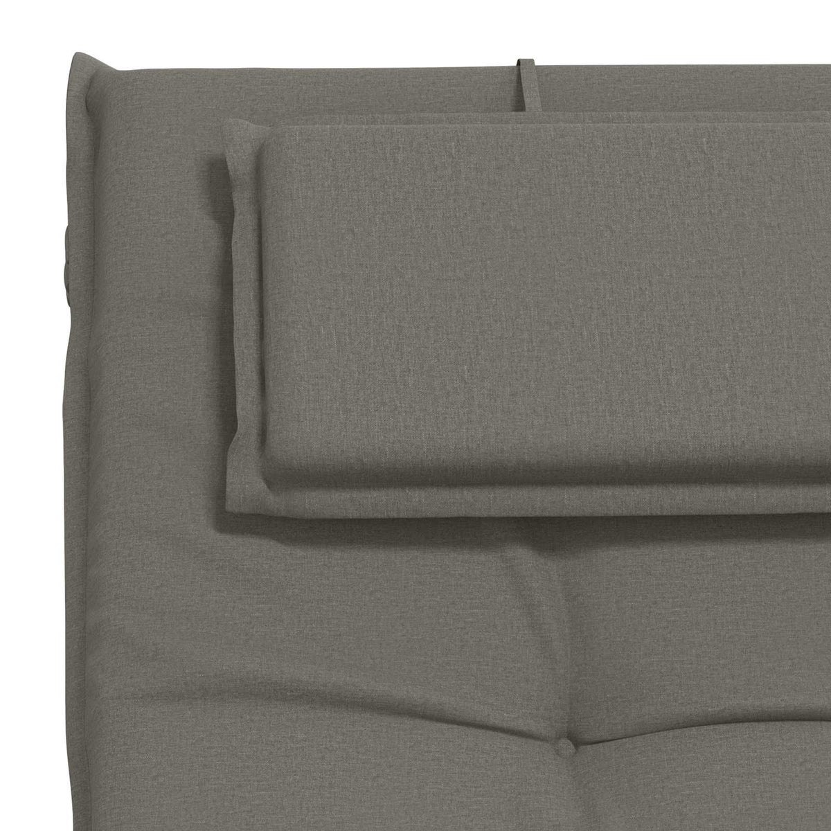 Sunlounger Cushion GEMERT 100% Polyester Melange Grey