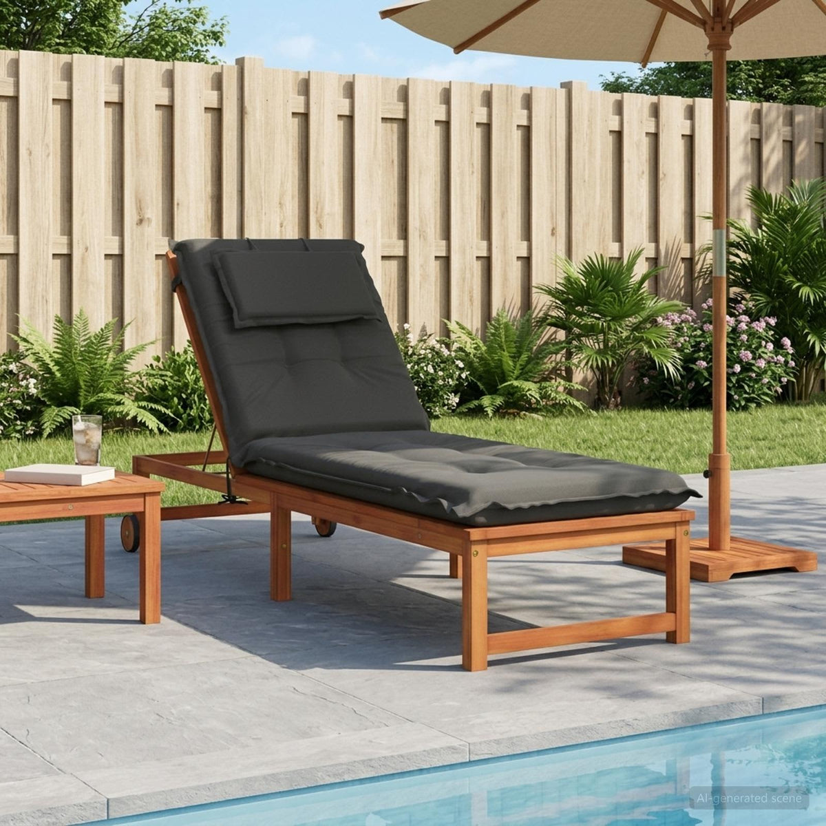 Sunlounger Cushion GEMERT Polyester Anthracite