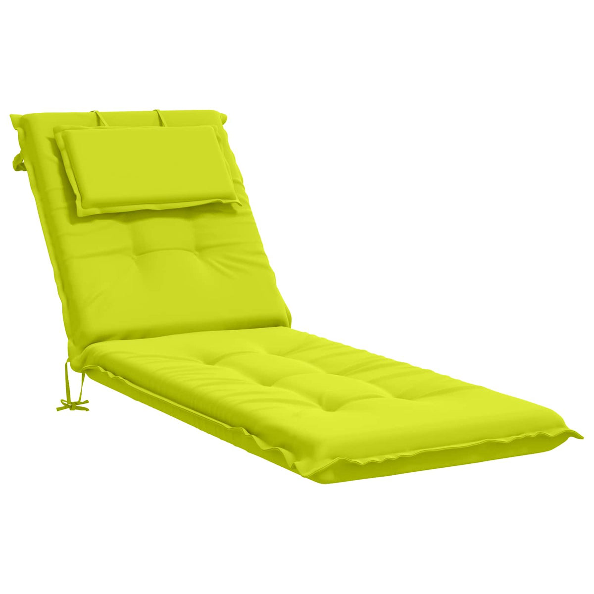 vidaXL Sunlounger Cushion GEMERT 100% Polyester Bright Green 2
