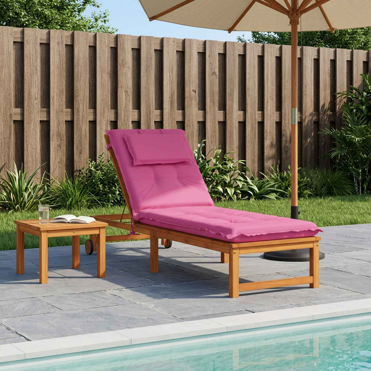 Sunlounger Cushion GEMERT Polyester Pink