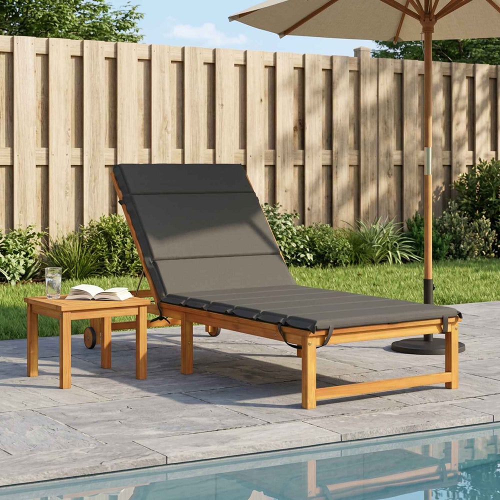vidaXL Sunlounger Cushion GEMERT Polyester 200 x 90 x 3 cm