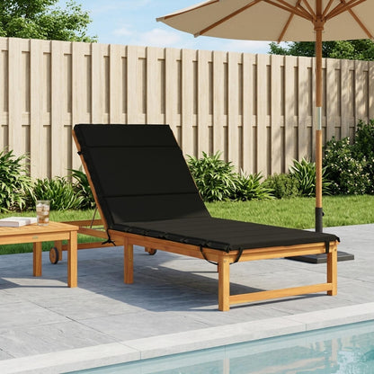Sunlounger Cushion GEMERT Polyester 200 x 90 x 3 cm Black