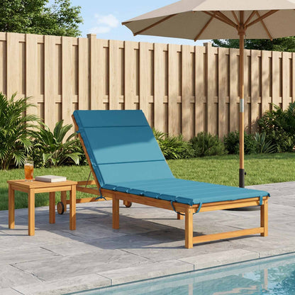 Sunlounger Cushion GEMERT Polyester 200 x 70 x 3 cm Light blue
