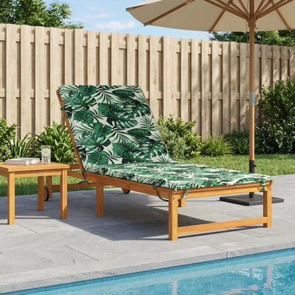 Sunlounger Cushion GEMERT Polyester 200 x 70 x 3 cm Leaf pattern