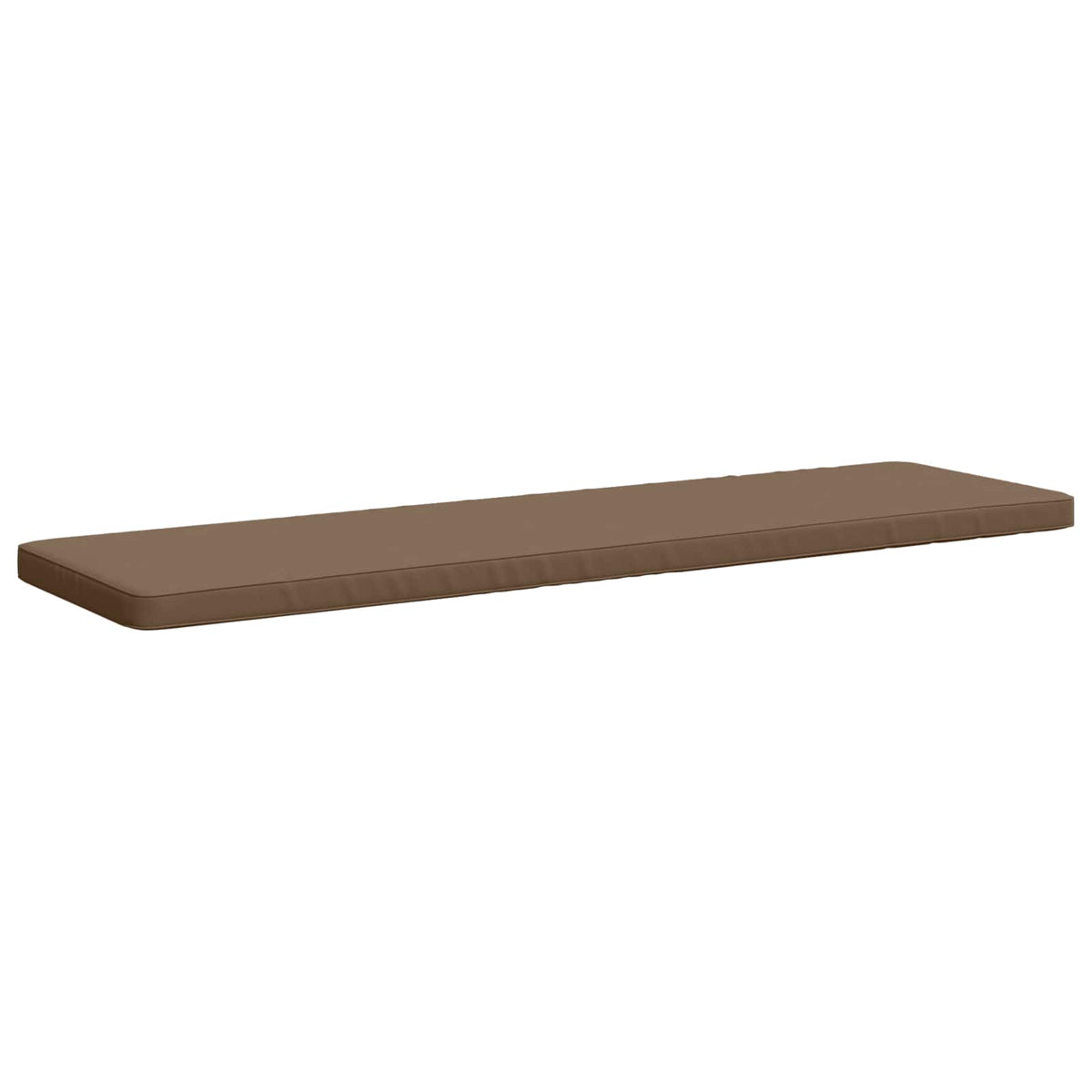 2-Piece Bench Cushions VUGHT 100% Polyester Red 2 pcs 200 x 50 cm Taupe (melange)