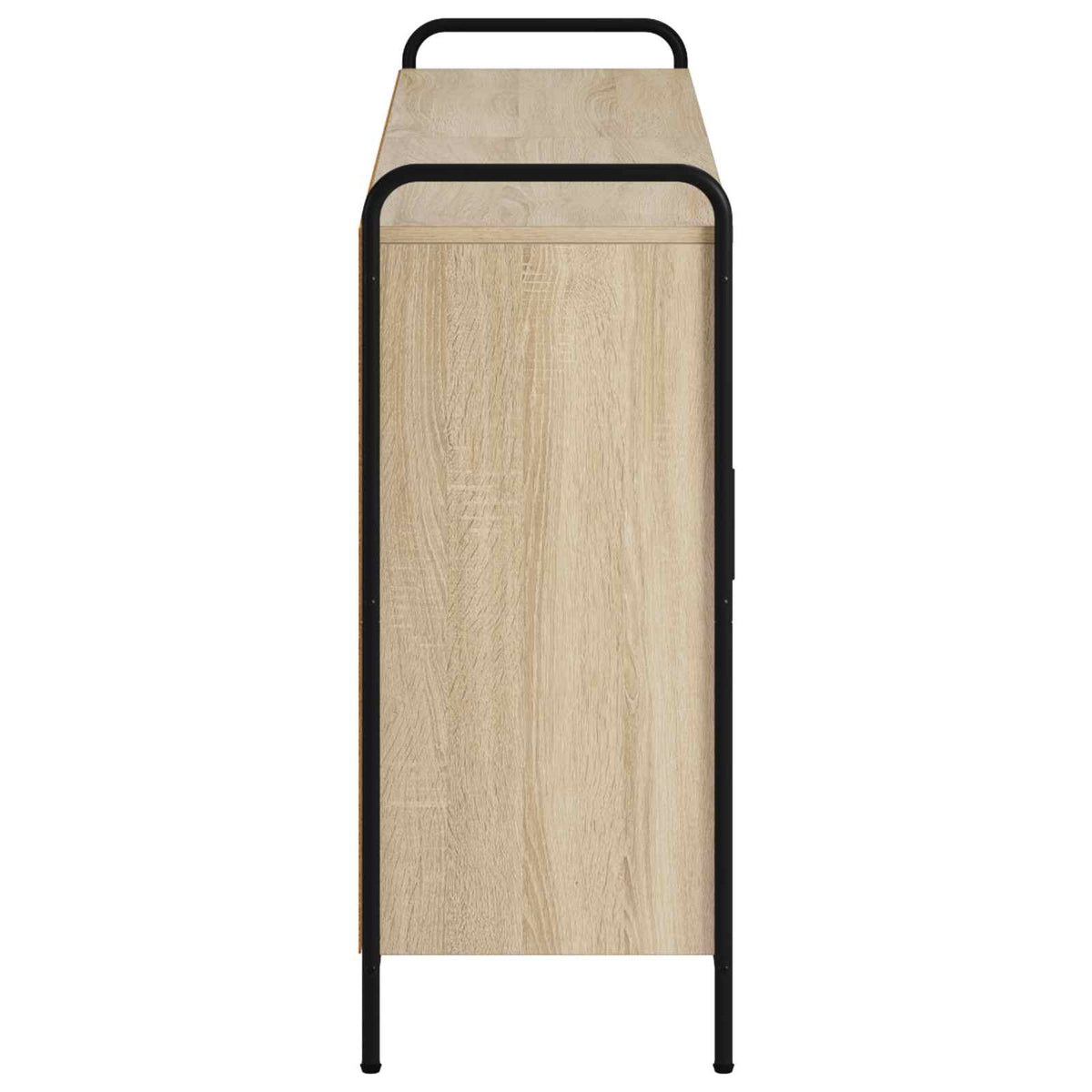 Sideboard 135 x 33 x 81 cm Engineered Wood Sonoma oak