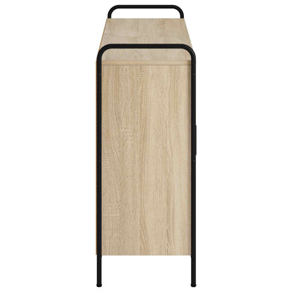 Sideboard 135 x 33 x 81 cm Engineered Wood Sonoma oak
