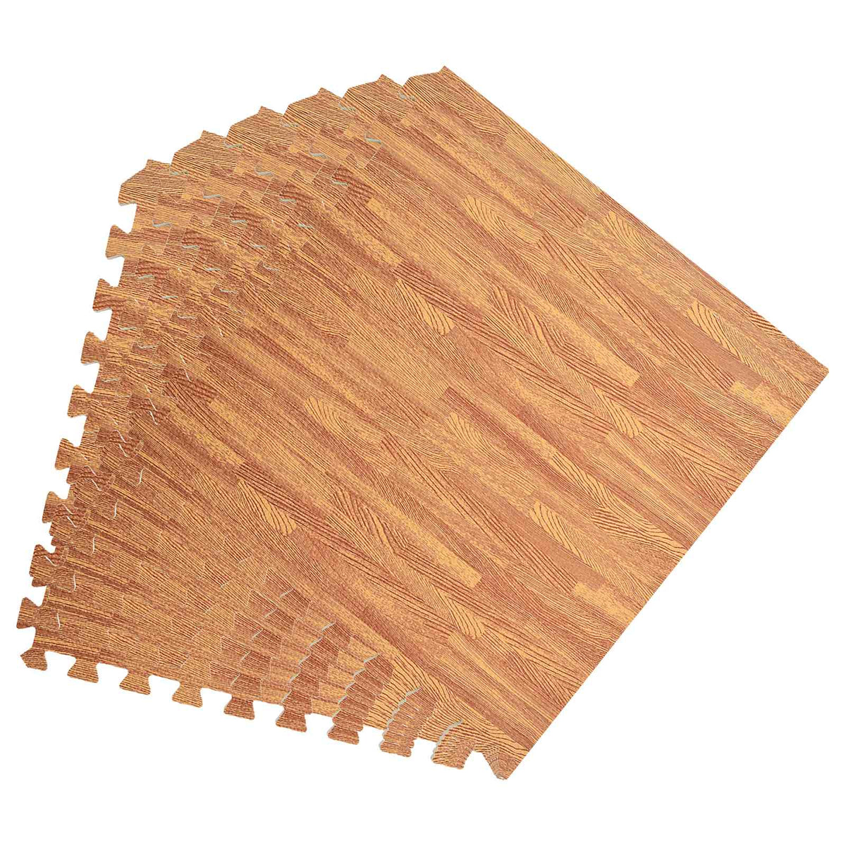 Floor Mats 50 pcs 18 m² EVA Foam Wood 18 m² (1 cm)
