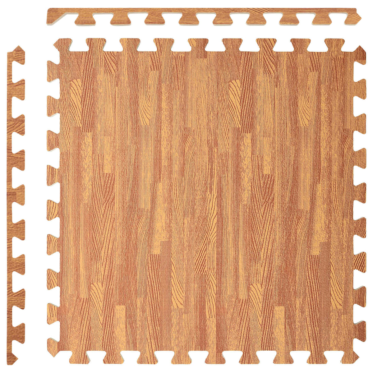 Floor Mats 50 pcs 18 m² EVA Foam Wood 18 m² (1 cm)