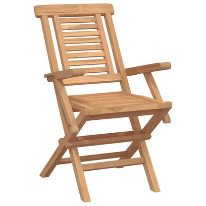 vidaXL Garden Set 5 pcs Brown Solid Teak Wood 4