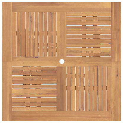 vidaXL Garden Set 5 pcs Brown Solid Teak Wood 6