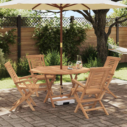 vidaXL Garden Set 5 pcs Brown Solid Teak Wood 1