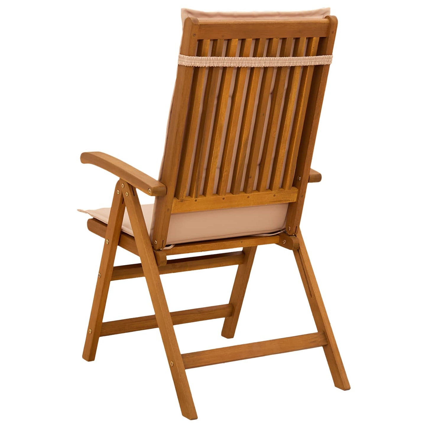 vidaXL Reclining Garden Chairs 6 pcs Natural Solid Acacia Wood 3