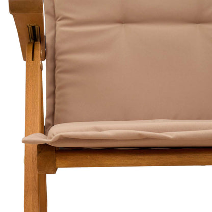 vidaXL Reclining Garden Chairs 6 pcs Natural Solid Acacia Wood 5