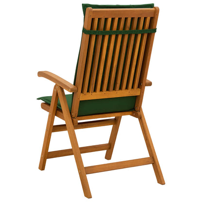 vidaXL Reclining Garden Chairs 6 pcs Natural Solid Acacia Wood 3