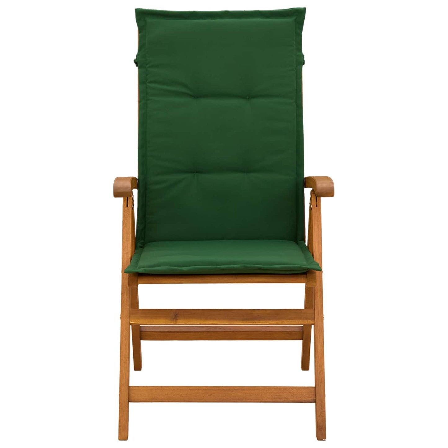 vidaXL Reclining Garden Chairs 6 pcs Natural Solid Acacia Wood 2