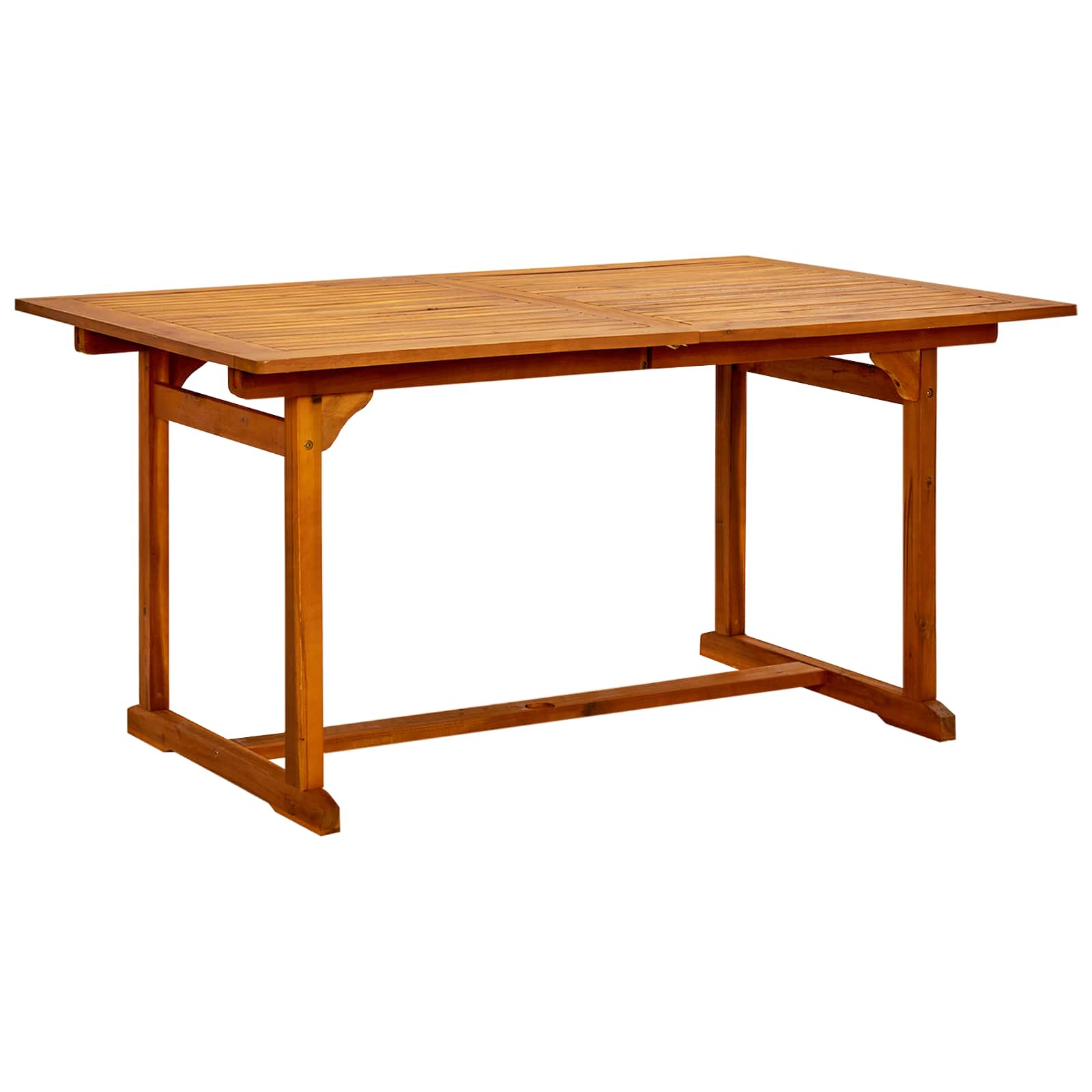 vidaXL 5-Piece Garden Dining Set Natural Solid Acacia Wood 5