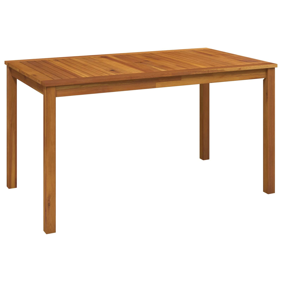 vidaXL 5-Piece Garden Dining Set 4-Seaters Cream Solid Acacia Wood 5