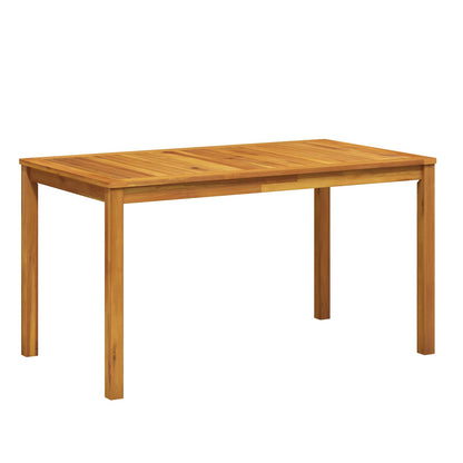 vidaXL 7-Piece Garden Dining Set Natural Solid Acacia Wood 5