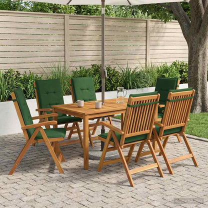 vidaXL 7-Piece Garden Dining Set Natural Solid Acacia Wood 1