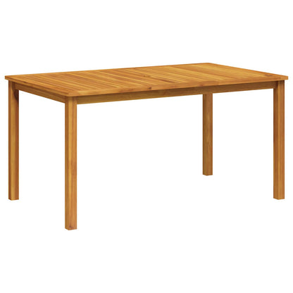 vidaXL 7-Piece Garden Dining Set Natural Solid Acacia Wood 5
